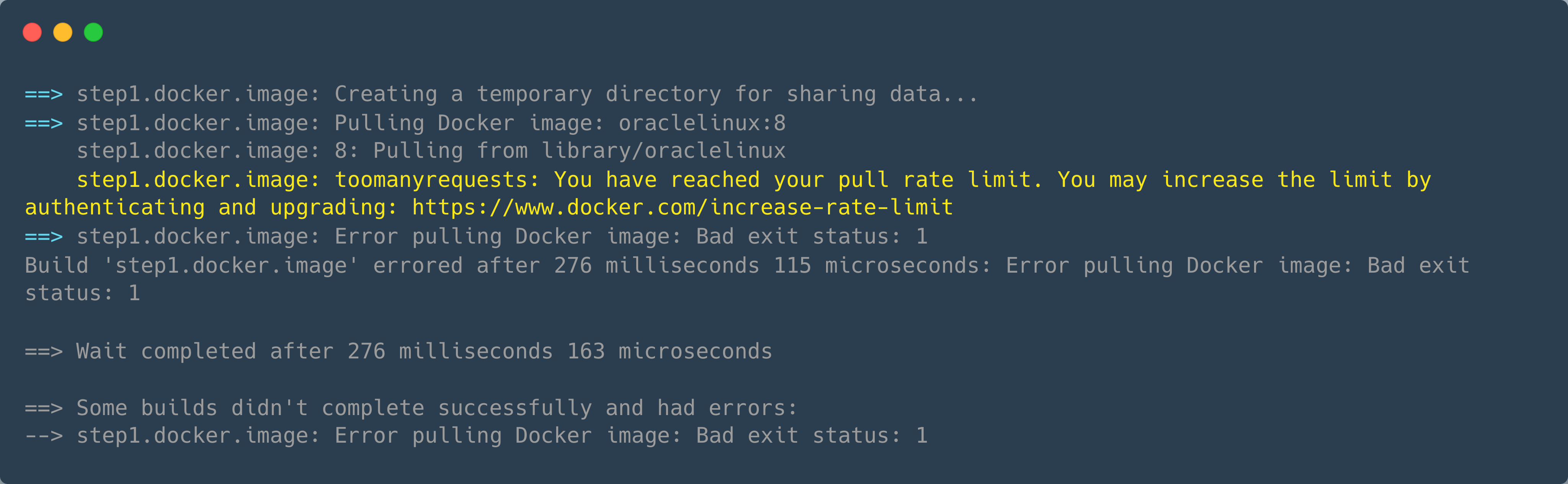 docker unauth'dfail